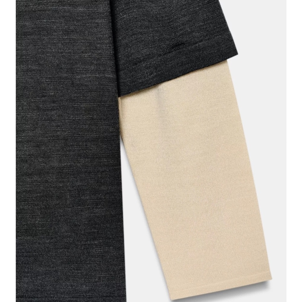 Zara Double Layer Knit Jumper - Picture 8 of 9